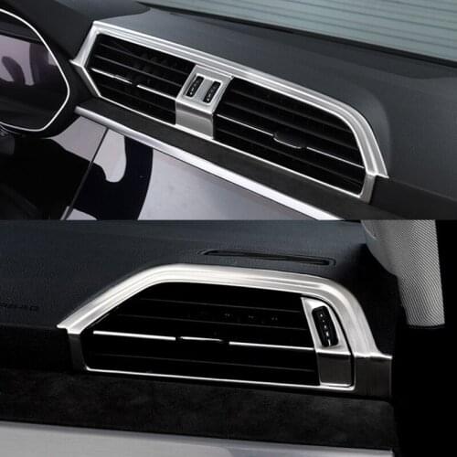 Car Styling Accessories Interior Center Console Air Condition Trim Side Air Outlet Frame Decoration Cover For Audi Q3 2019 2020