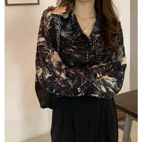 Blouse Women Shirt 2021 Womens Spring Clothing Shirt Loose Long Sleeve Top Blusas Mujer De Moda