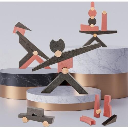 Baby Toy Creativity Building Block DIY Blance Blocks Educational Wooden Table Toys for Children Intellectual development