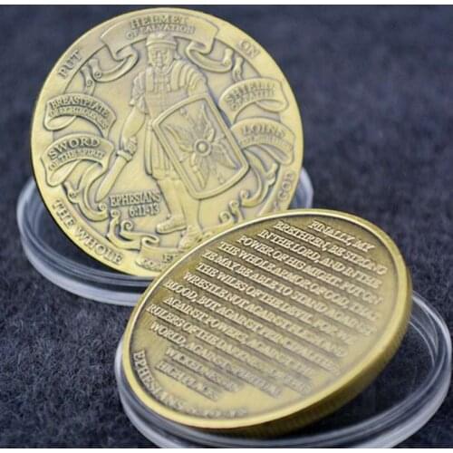 Armor Of God Ephesians 6:103-12 Challenge Coin Commemorative Coin Collectible Souvenir Gift
