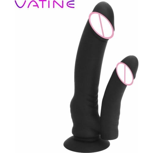 VATINE Silicone Double Dildo Vibrators G spot Clitoris Stimulate Anal Plug Clitoris Stimulator Waterproof Female Masturbation