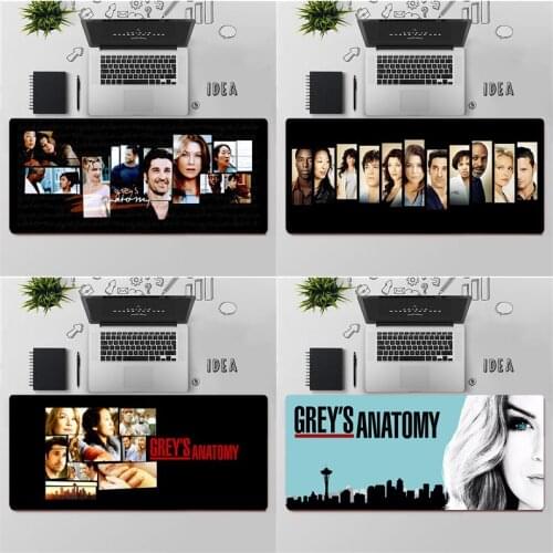 FHNBLJ Top Quality American TV Grays Anatomy Silicone large small Pad to Mouse Game Free Shipping Large Mouse Pad Keyboards Mat