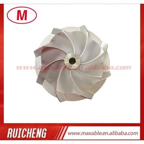 GT15-25 49.70/67.40 mm 8+0 blades high performance turbocharger billet/milling/aluminum 2618 compressor wheel
