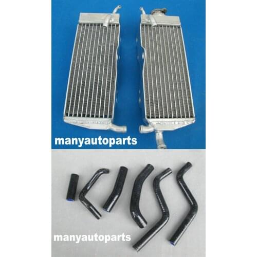 L&R ALUMINUM Alloy RADIATOR & black /blue silicone hose FOR HONDA CR250R CR 250 R 88 89 1988 1989