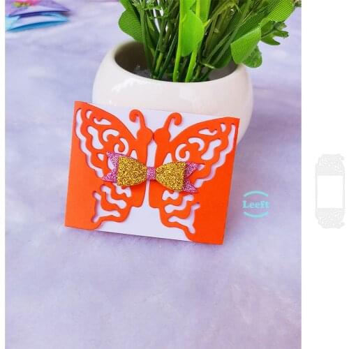 Butterfly Shape Wedding Card Metal Cutting Die Stencil Template for DIY Embossing Paper Photo Album Making Scrapbooking Dies Cut