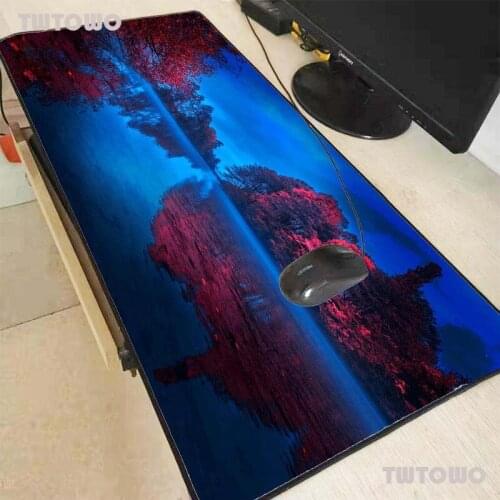 Soft Large Gaming Mouse Pad Oversize Extended Mousepad Non-Slip Rubber Computer Keyboard Pad Natural Scenery