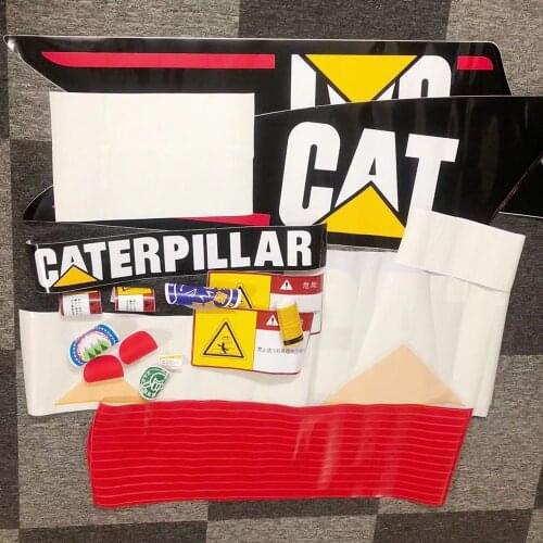 For Caterpillar E320C/D excavators Dedicated stickers Carter 320C Excavator Vehicle Mark Excavator display sticker icon