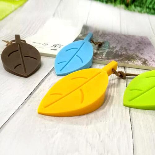 Leaves Silicone Rubber Door Stop Stoppers Door Block Children Anti-Folder Hand Security Door Card Hanging Door Stop