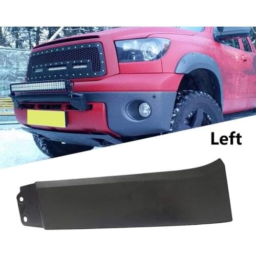 Front Bumper Fender Extension Grille Headlight Filler Trim Panels for Toyota - 2007-2013 Sequoia 2008-2017
