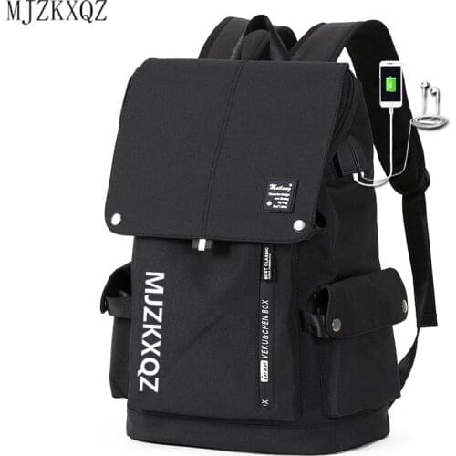 Mjzkxqz Teenagers Anti-Theft Backpack Bag 15.6 Inch Laptop Men Male Waterproof Back Pack Backbag Large Capacity School Backpack