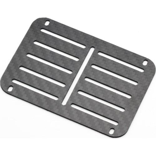 Aircraft PTZ Battery Carbon Fiber Mounting Plate for S380 ZD550 Quadcopter Helicopter