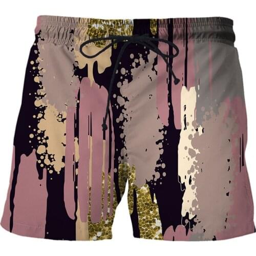Men shorts 3D Printed graffiti art Shorts summer casual beach short pants Hip Hop Fashion Shorts Men swimming trunks surf shorts