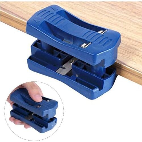 1 set Wood Side edge Banding Machine Double Edge Trimmer Manual Tail Trimming Woodworking Tool Carpenter Hardware