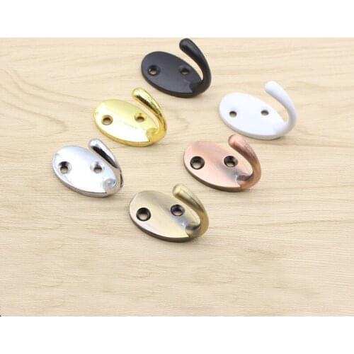 Wall Key Holder Zinc Alloy Mounted Hook Rack Clothes Hanger Bathroom Accessory Handing Towel Clothes Single Robe