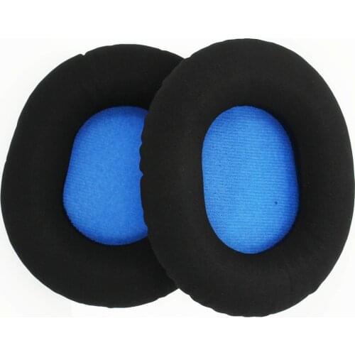 High quality Velvet Replacement Earpads for Sennheiser HD8 HD 8 DJ HD6 MIX Headphone Ear Pads Cushions Earbuds Black