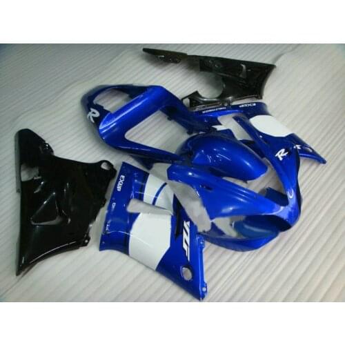 Hi-Grade Motorcycle Fairing kit for YAMAHA YZFR1 00 01 YZF R1 YZF1000 2000 2001 ABS White blue black Fairings set+Gifts YB39