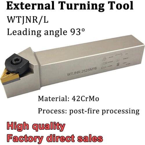 WTJNR WTJNL External Turning Tool Holder CNC Lathe Cutte WTJNR2020K16 WTJNR2525M16 For Turning Tools Carbide Inserts TNMG160404