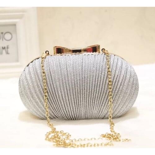 2021 women bag eveningbag handBags for Womens bags Sports bag Shoulder bag golden Clutch weding bridal metal bow Noble purse