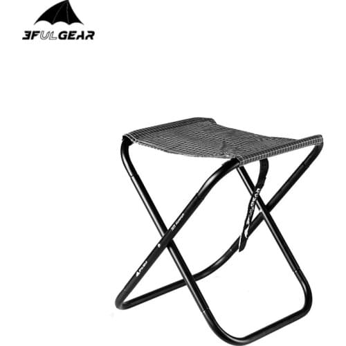 3F UL GEAR Lightweight Outdoor Compact Portable Aluminium Alloy Folding Fishing Stool Collapsible Camping Seats Hiking Stool