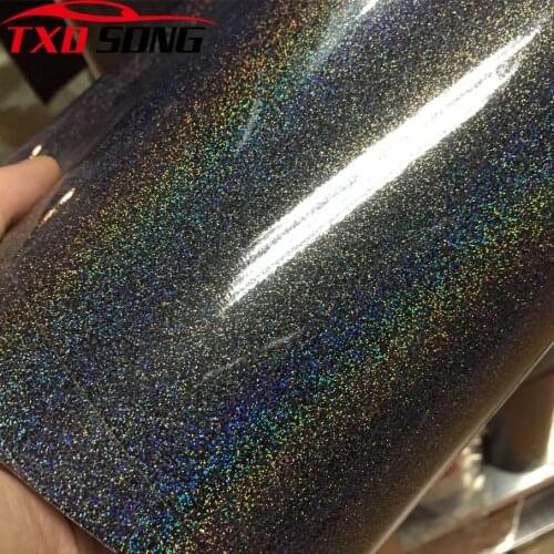 5/10/15/20M High glossy Chameleon rainbow vinyl sticker Colorful glitter shiny wrap film car sticker chameleon rainbow sticker