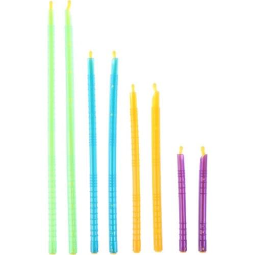 8PCS/set Plastic Bag Clip Seal Stick Storage Bar Storage Bag Househoud Sealer Clamp Snack Fresh Food Rod Clip Kitchen Tools