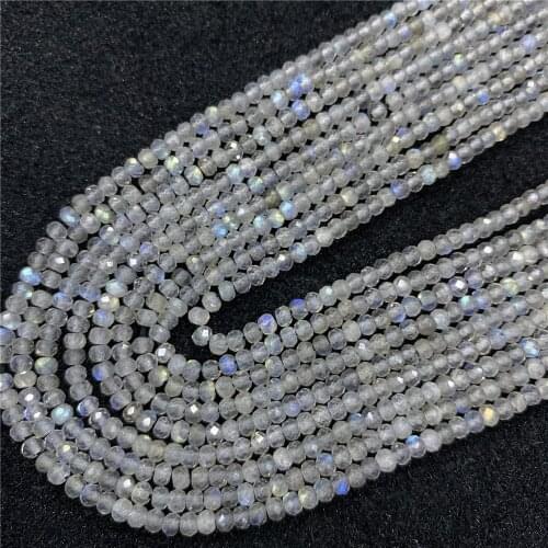Wholesale Natural Tourmalines Beads Faceted 2x3mm Rondelle Small Tiny Crystal New DIY Beads For Jewelry Making Bracelet Necklace