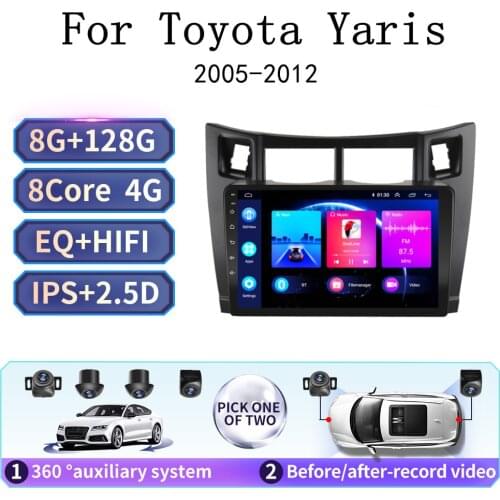 CARTAOTAO 2 din For Toyota Yaris 2005-2012 Android 10 Car Radio Auto radio Stereo Multimedia Video Player Navigation GPS NO DVD