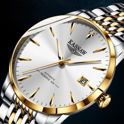 Mens Watch Automatic Mechanical Watch Diamond Mens Watch Waterproof Luminous Mens Watch Japanese Brand Movement Watch