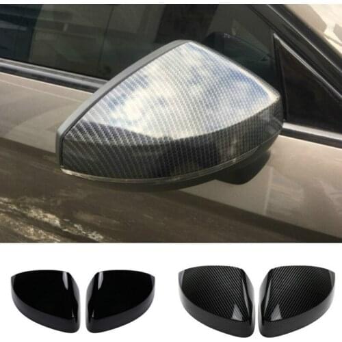 For Audi A3 S3 8V RS3 2013 2014 2015 2016 2017 2018 2019 RearView Mirror Case Cover Carbon fiber pattern or Black Cover