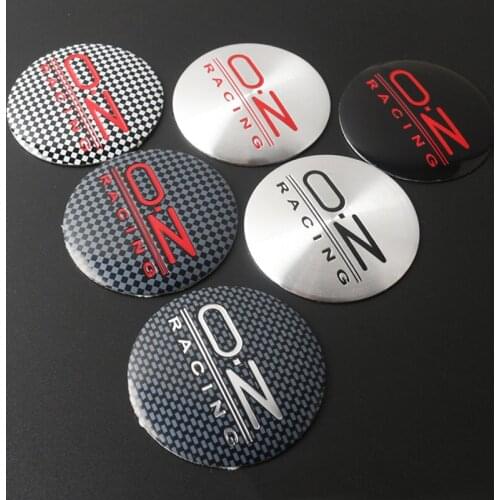 For OZ Racing for Volkswagen Mercedes-Benz Jaguar Alfa Romeo Ford Renault Lotus Suzuki Wheel Center Hub Stickers Badge Cap Auto