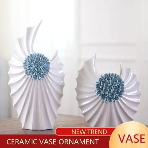 European modern minimalist fashion ceramic vase living room home wine cabinet decoration vase decoration home