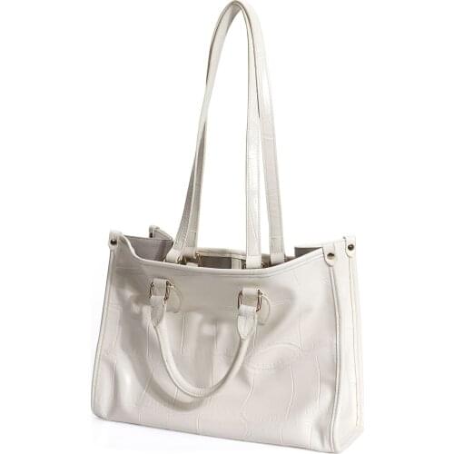 Red Summer 2021 New Trend Fashion Minimalist Tote Single Shoulder Bag High Capacity Womens Bag