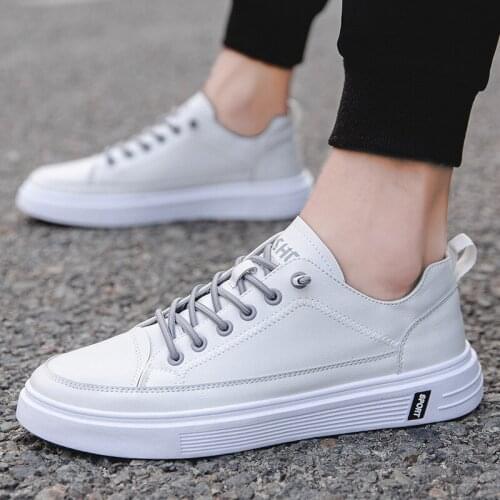 2021 spring and summer new tide mens shoes, small white shoes, mens casual shoes, fashion breathable students' shoes