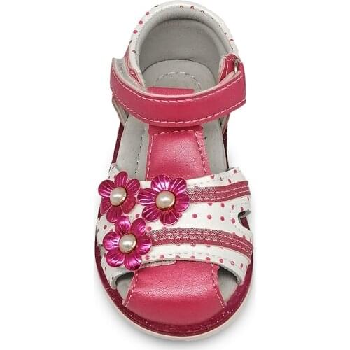 Summer NEW arrival 1pair girl Leather Children Sandals Orthopedic,Super Quality Kids Summer Shoes