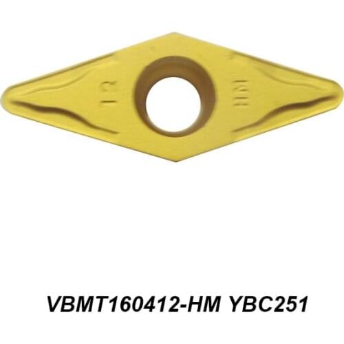 Original VBMT 160412-HM VBMT160412-HM YBC251 Special For Steel Processing Tool Holder For External Machining CNC Lathe Tool