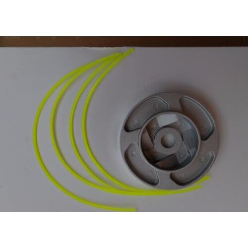 Cheapest lower price Aluminum alloy grass trimmer head, square line grass head, gasoline, electric lawn mower parts cutter head