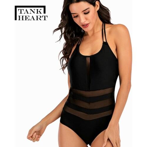 Tank Heart Monokini Swimwear