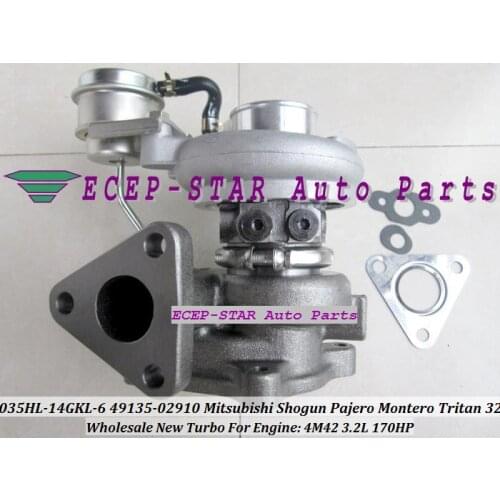 TF035HL 49135-02910 49135-02912 49135-02921 49490-13101 49493-94901 Turbo For Mitsubishi SHOGUN PAJERO MONTERO 4M42T 4M42 3.2L
