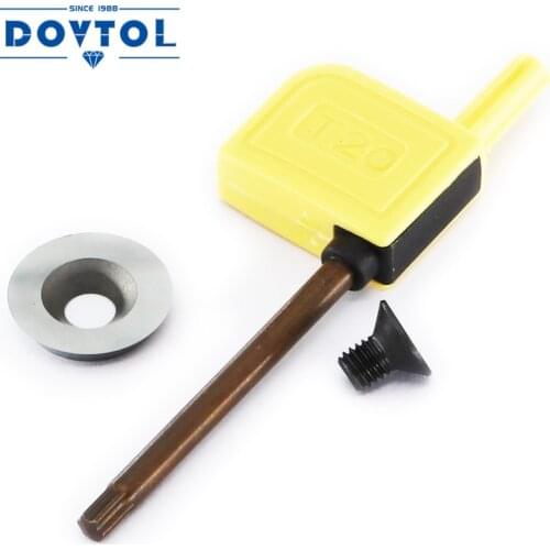 18mm Round Carbide Inserts Cutters Knives Replacement Fits For DIY Lathe Wood Turning Finisher Hollower Tool 1pcs