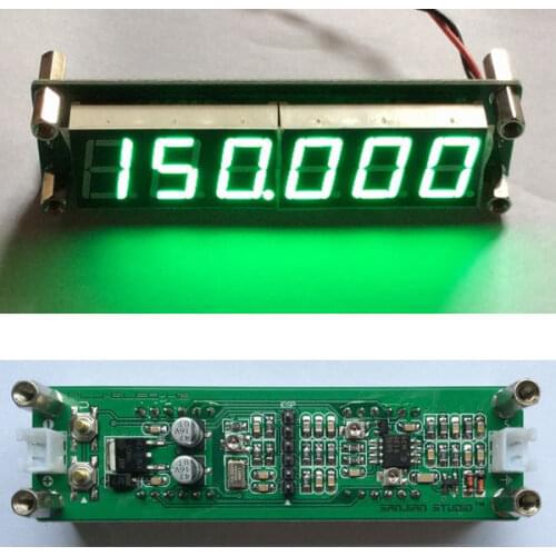 GREEN 1MHz to 1000MHz RF Singal Frequency Counter Tester Meter Digital LED for Ham Radio Amplifier