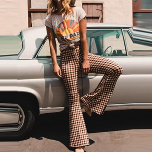 ZJASXMS Women's Flared Trousers