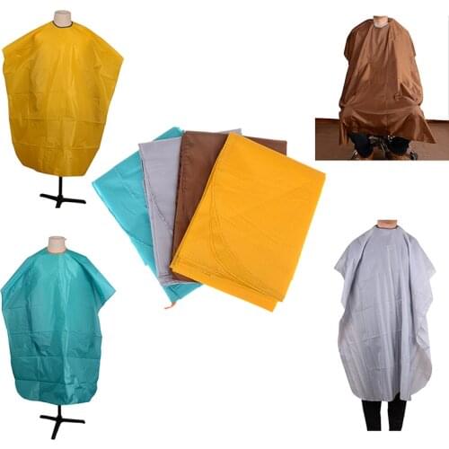 125*70cm Salon Hairdressing Hairdresser Hair Cut Cutting Gown Barber Cape Cloth Factory Price Wholesale 4colors