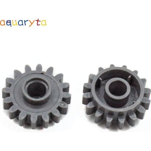 Aquaryta 20pcs Technology Gear 16 Tooth with Clutch Compatible with 6542b Science Building Blocks Parts Educational Toy for Teen