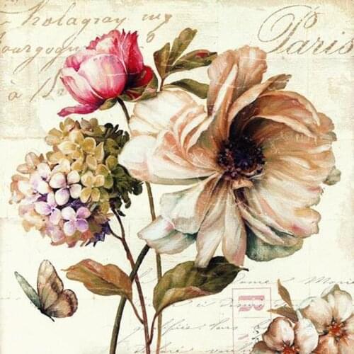 5D DIY New Diamond Embroidery Diamond Painting Cross Stitch White Flower Butterfly Picture Of Rhinestone Diamond Mosaic Kits