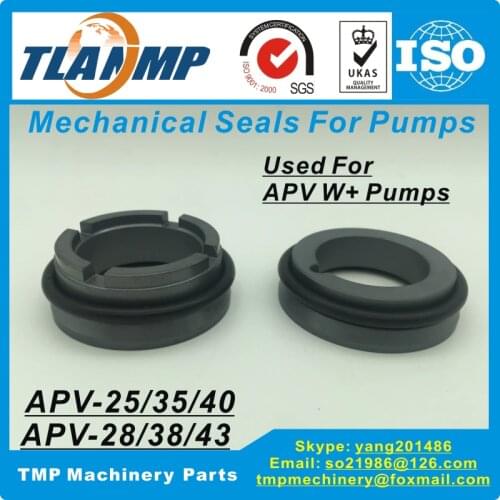 APV-25/28 APV-35/38 APV-40/43 APV TLANMP Mechanical Seals for APV W+ plus pumps -APV Shaft Seal Kit (Material:SiC/SiC/VIT)