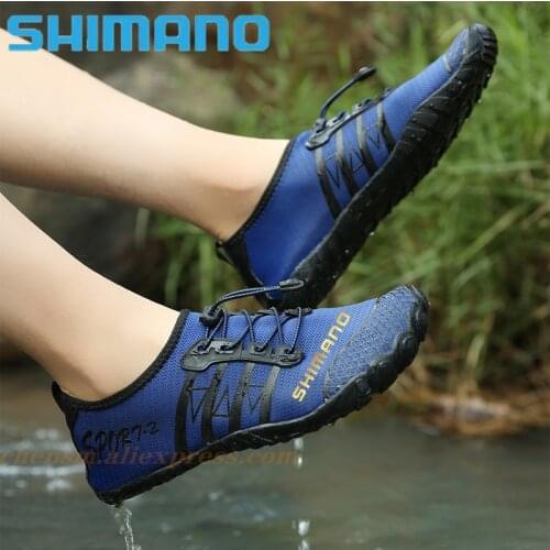 Shimano Men Women Quick-Dry Wading Shoe Water Shoes Breathable AquaIn Upstream Antiskid Outdoor Fishing Wearproof Beach Sneakers
