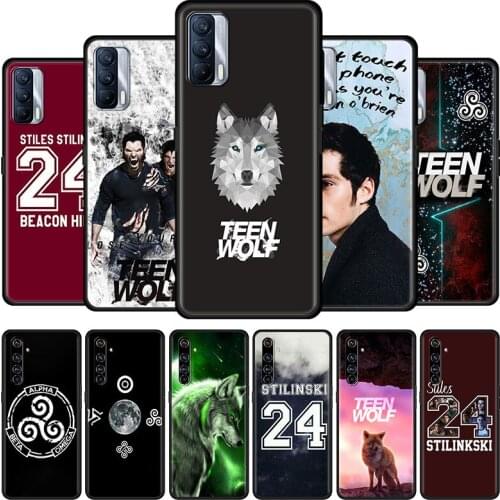 Teen wolf 24 Cell Phone Case for Realme 6 7 8 C3 C21 XT 5 X7 X50 Pro 5G C11 7i C15 C20 C20A C21Y GT Master Cover Coque