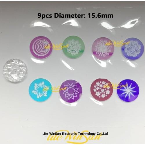 Color Pattern Glass for 330W 350W Beam Spot Moving Head Light 15R 17R 3D Gobo Wheel