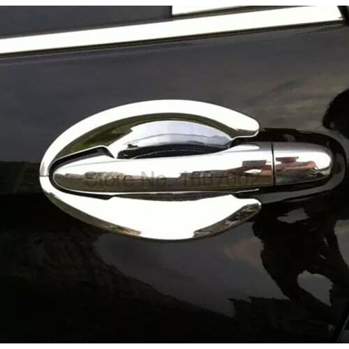 For Honda CRV CR-V 2015 2016 8pcs ABS Chrome Car Exterior Door Handles Bowl Cup Molding Trim Cover Protector Accessories Sticker