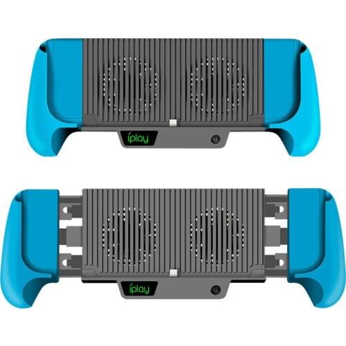 For NS Switch/ Lite Host Hand Grip Cooling Charging Grip Switch Stretch External Battery Pack Handle with Bracket Charger Grip
